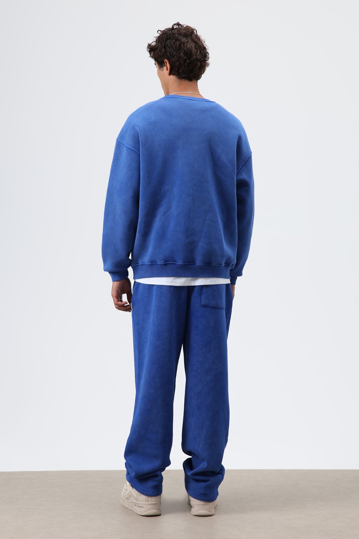 Basic Oversize Yıkamalı Sweatshirt