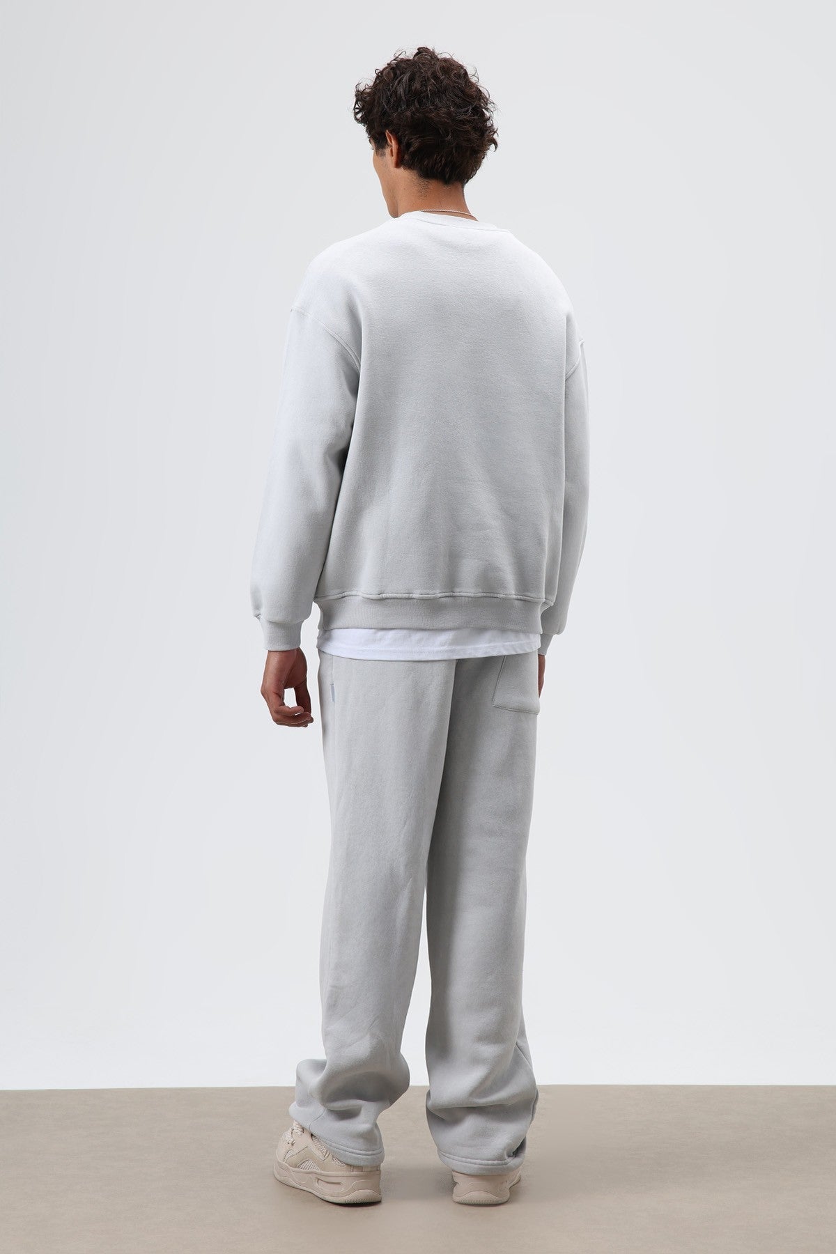 Basic Oversize Yıkamalı Sweatshirt