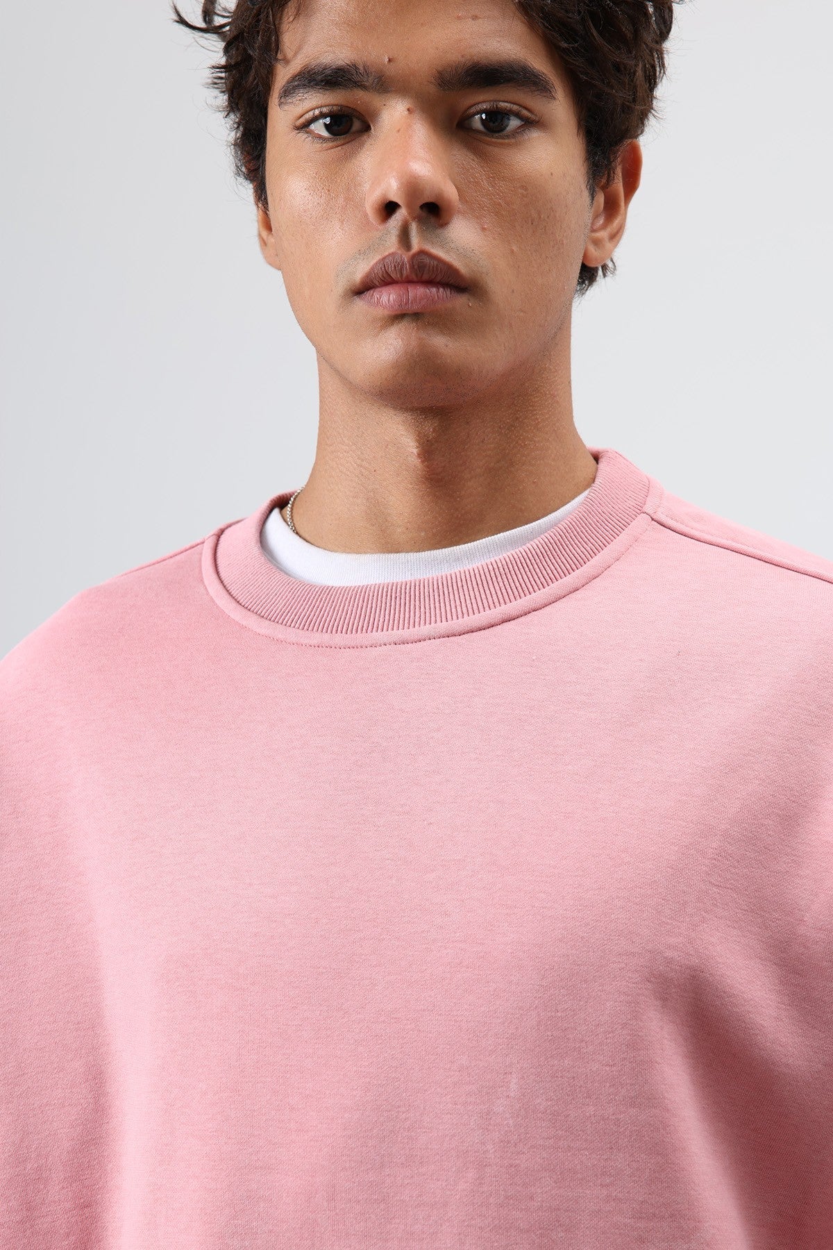 Basic Oversize Yıkamalı Sweatshirt