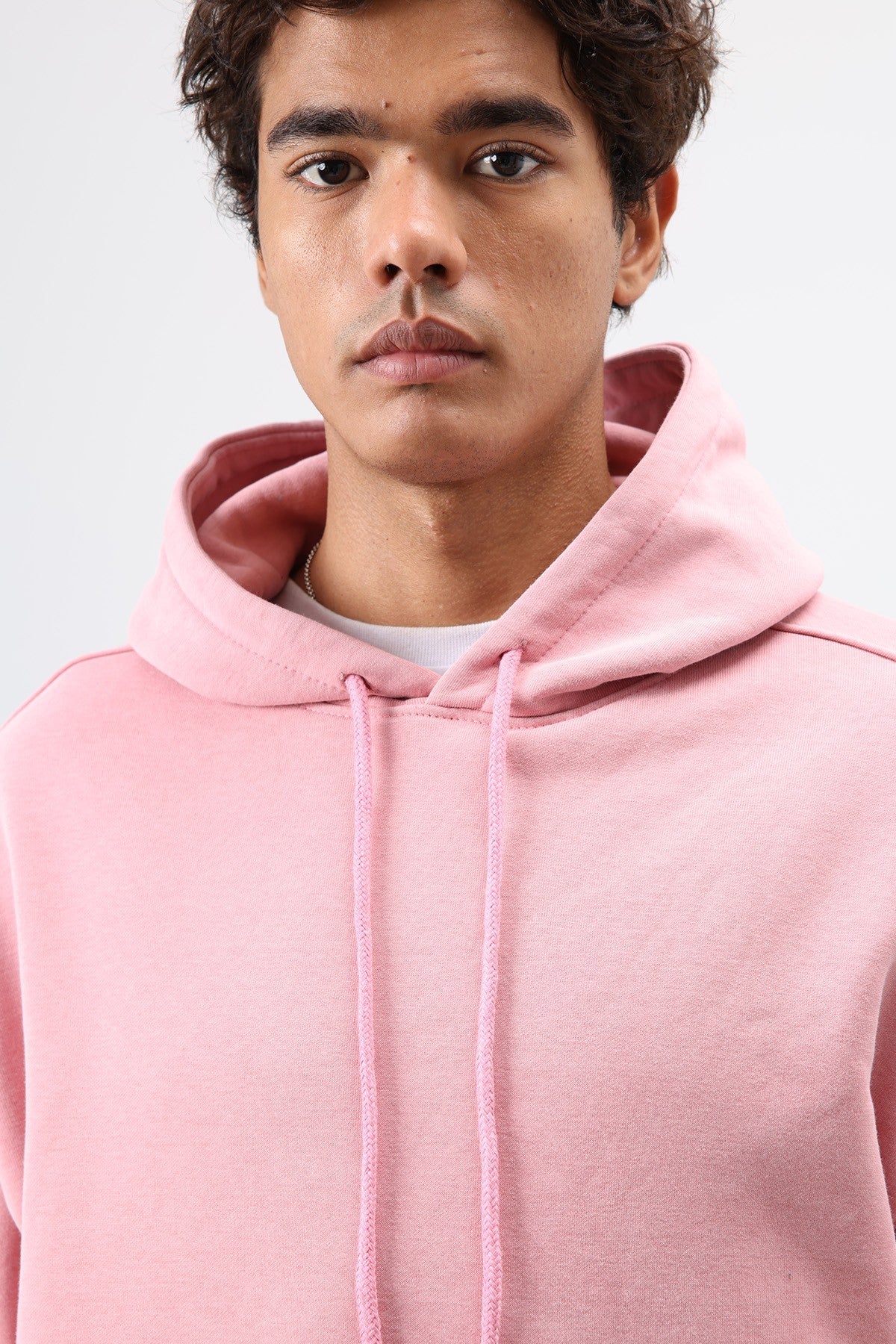 Basic Oversize Yıkamalı Hoodie