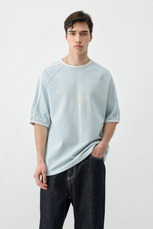 T-SHIRT WASHED REGLAN KOL