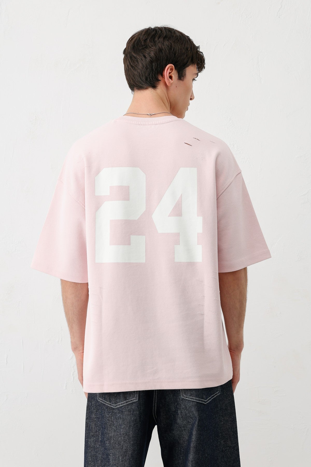 Baskılı Oversize Tişört