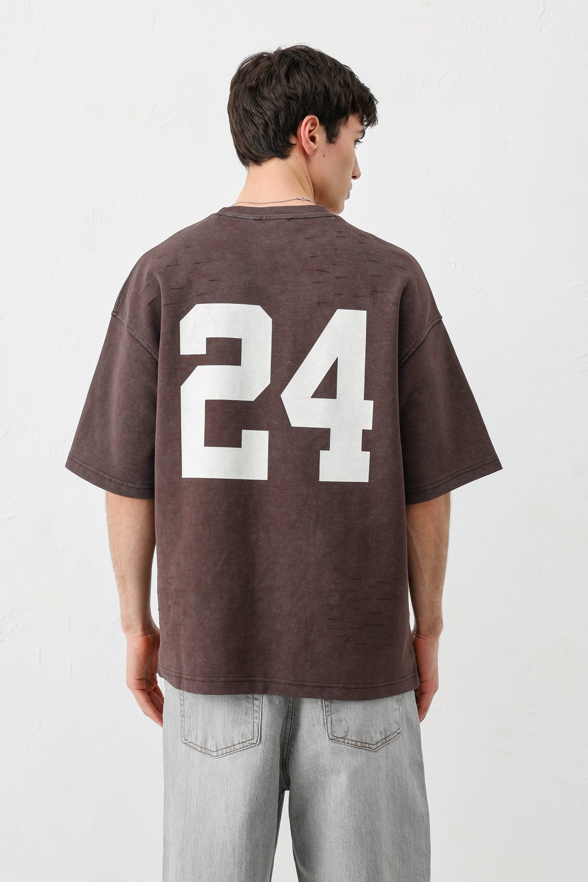 Baskılı Oversize Tişört