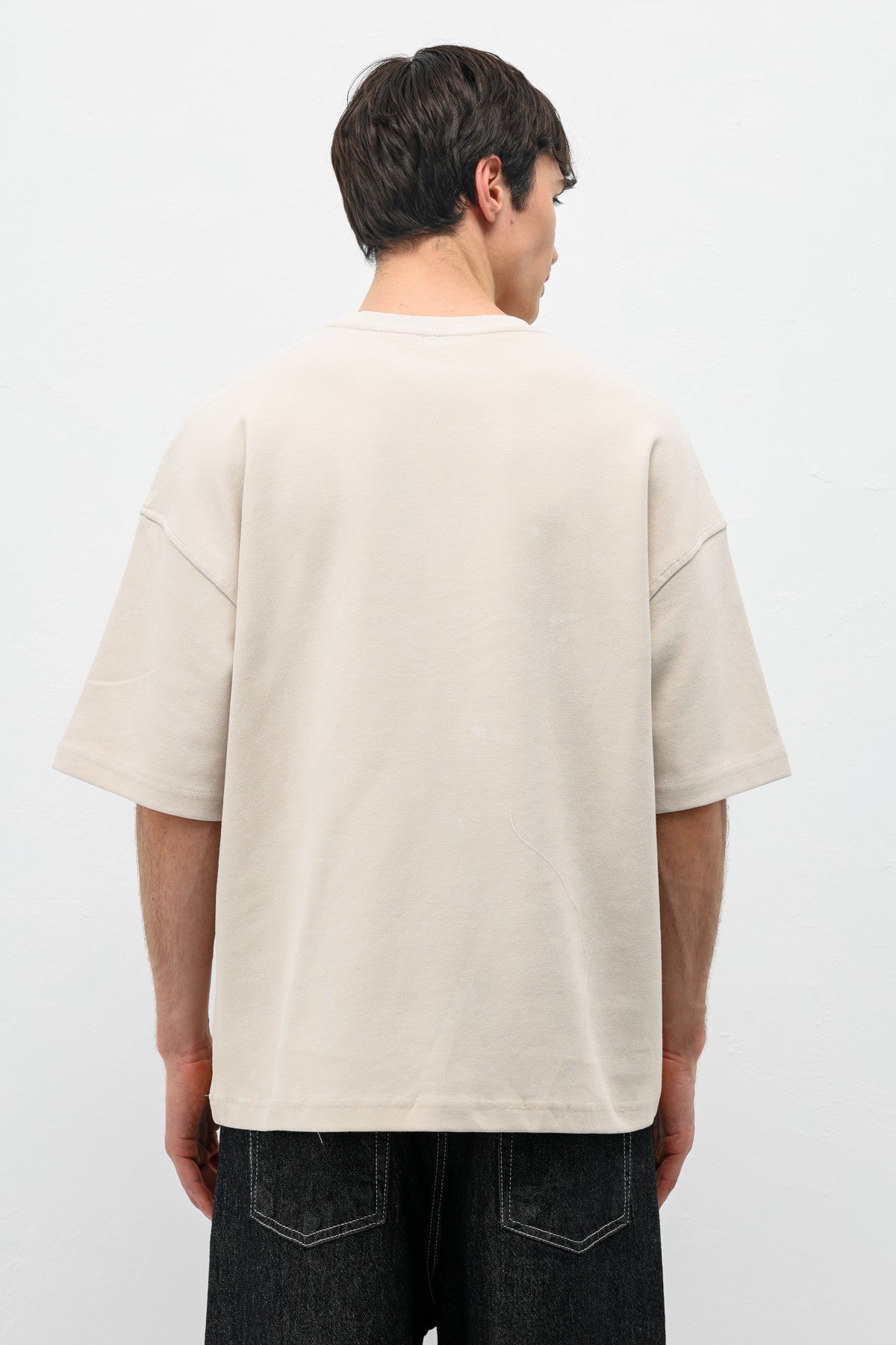 Baskılı Oversize Tişört