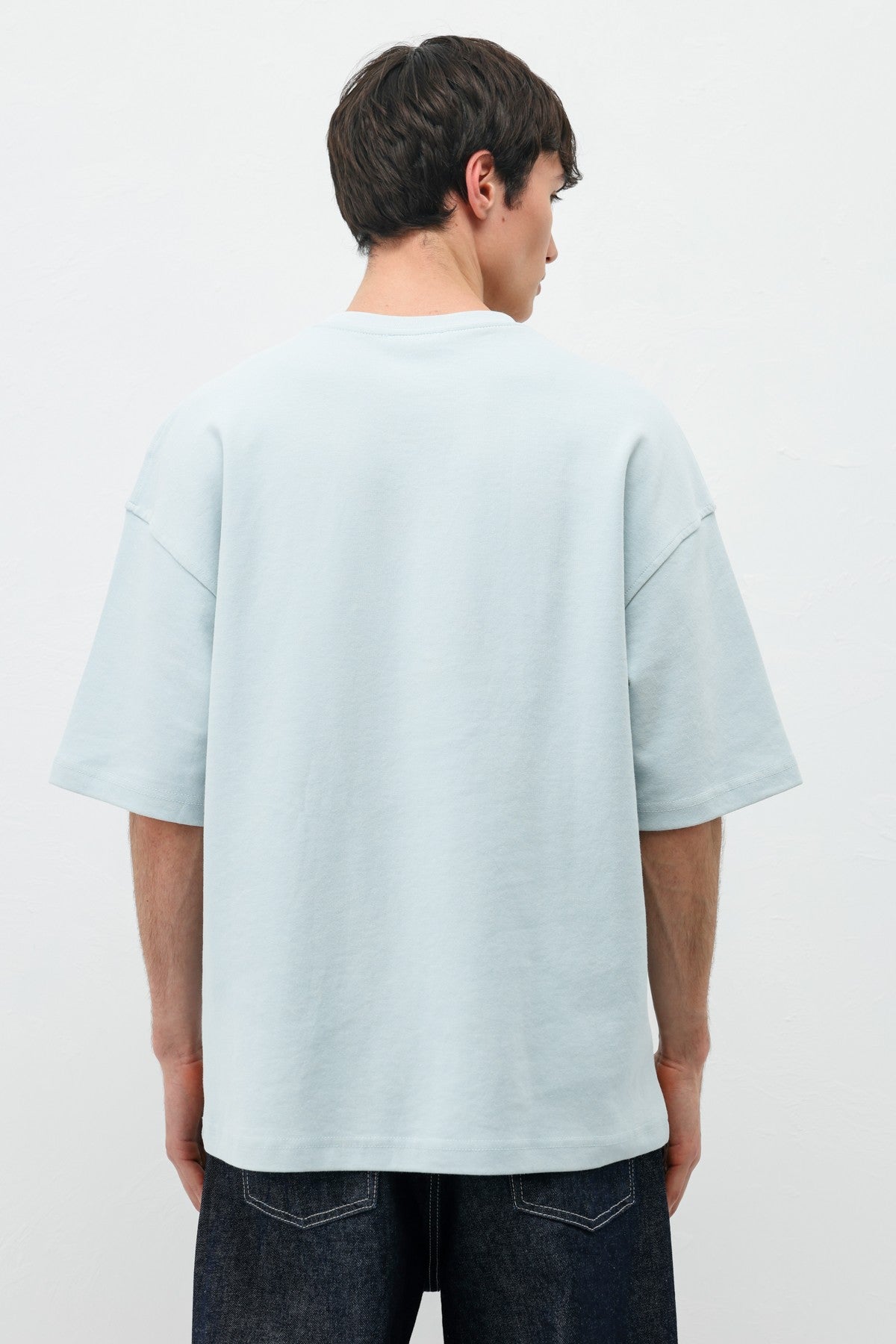 Baskılı Oversize Tişört