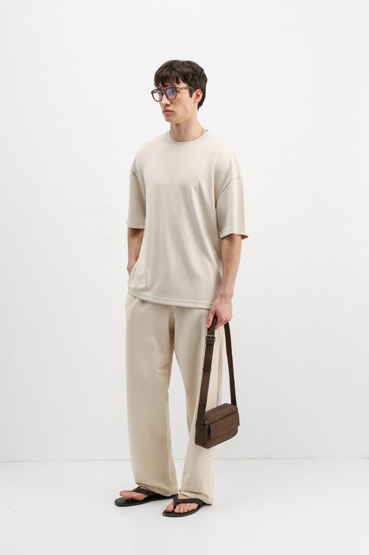 Modal Karışımlı Oversize Tişört