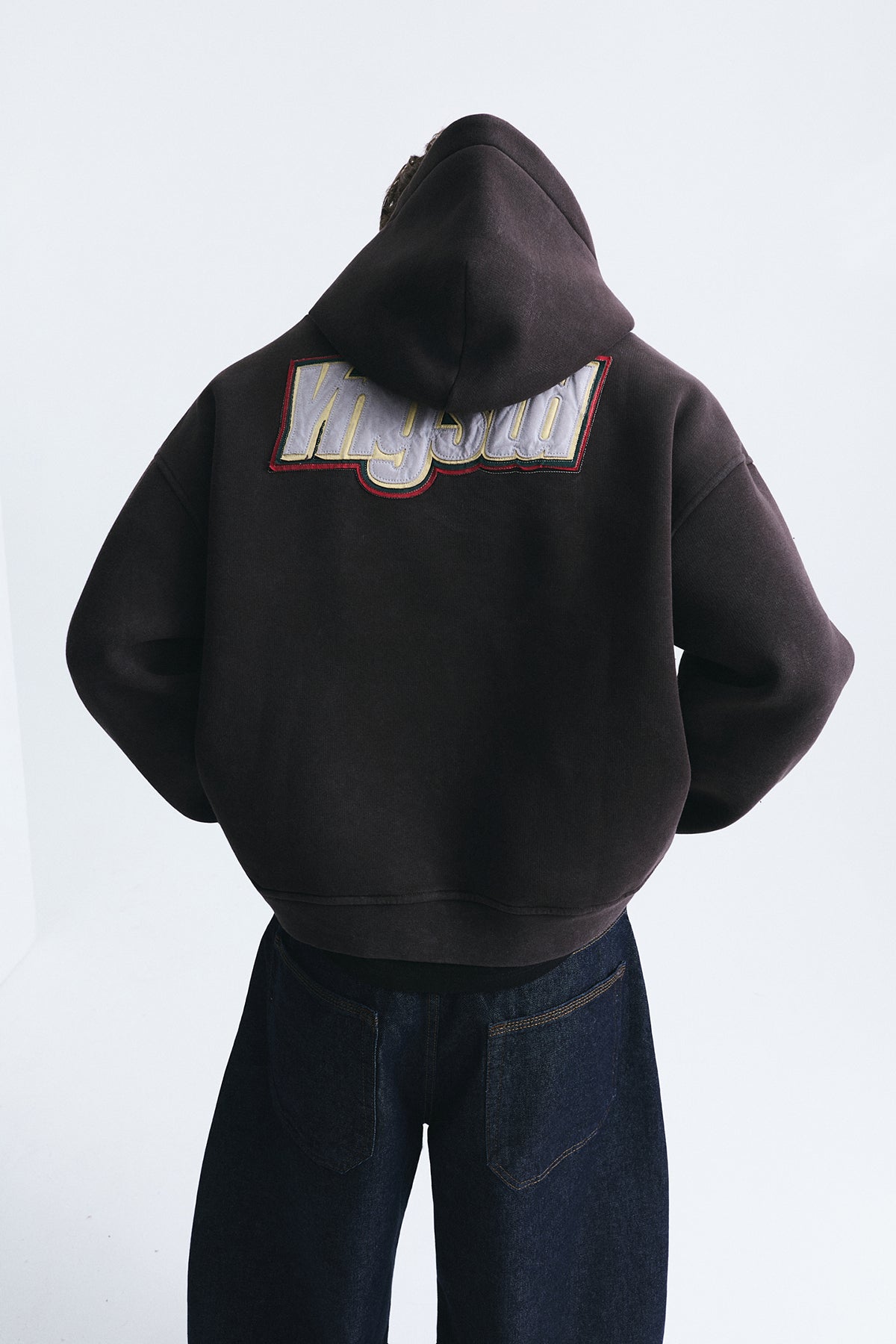 Oversize Sırt Baskılı Sweatshirt