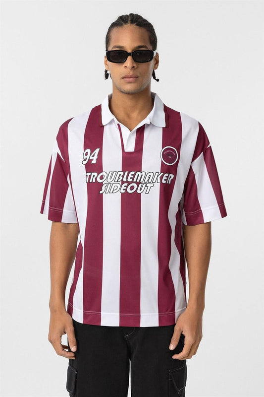 Oversize Polo Yaka Forma Tişört