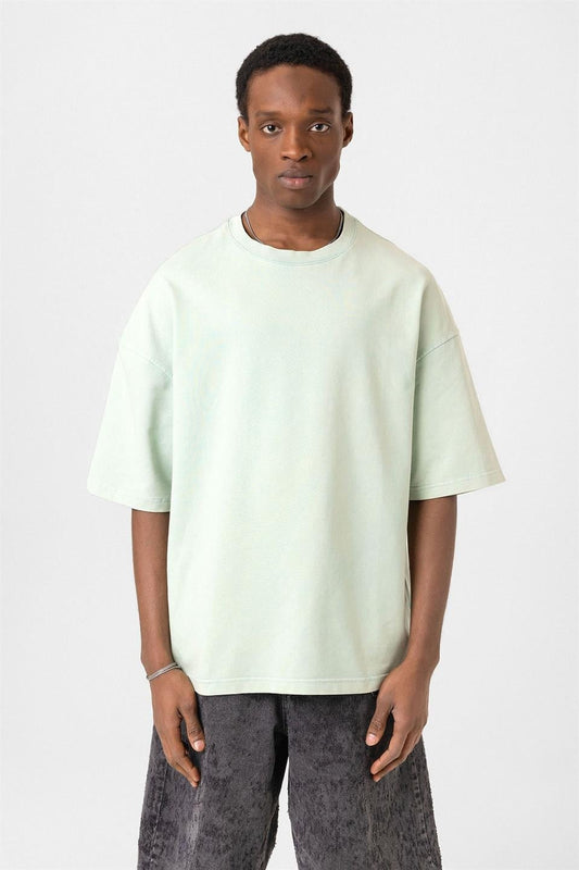 Yıkamalı Oversize Tişört
