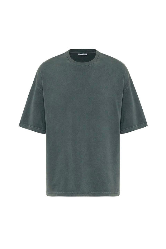 Yıkamalı Oversize Tişört