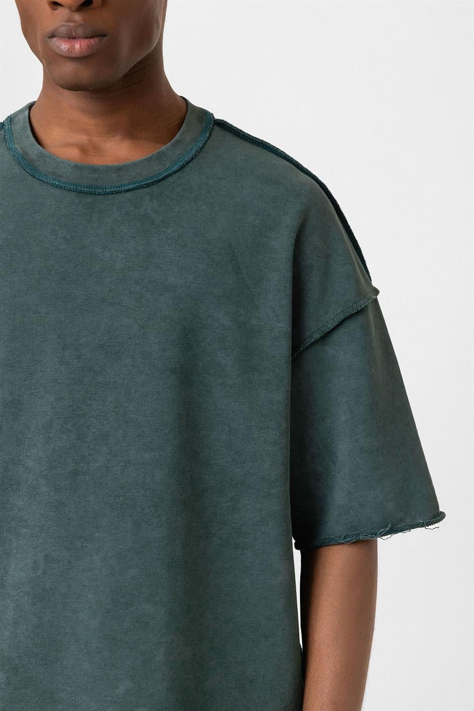 Yıkamalı Oversize Tişört