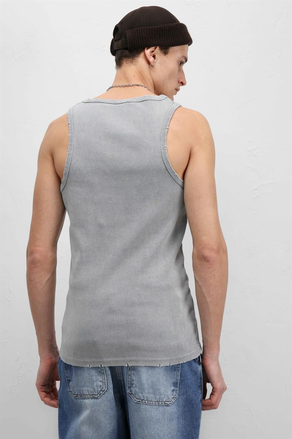 Yıkamalı Tank Top Kaşkorse Atlet