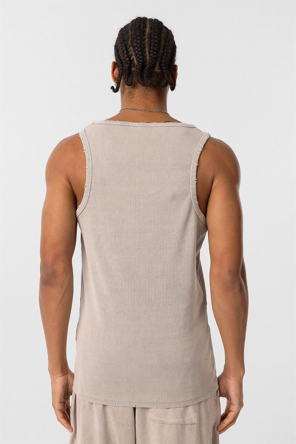 Yıkamalı Tank Top Kaşkorse Atlet