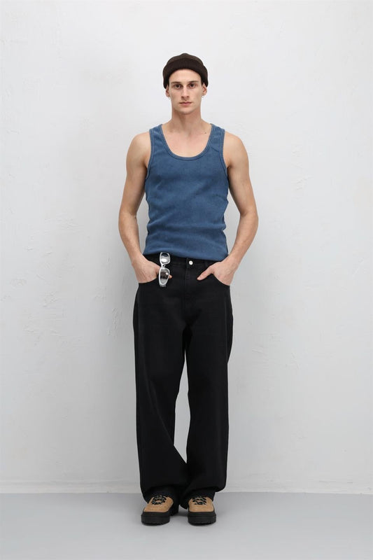 Yıkamalı Tank Top Kaşkorse Atlet