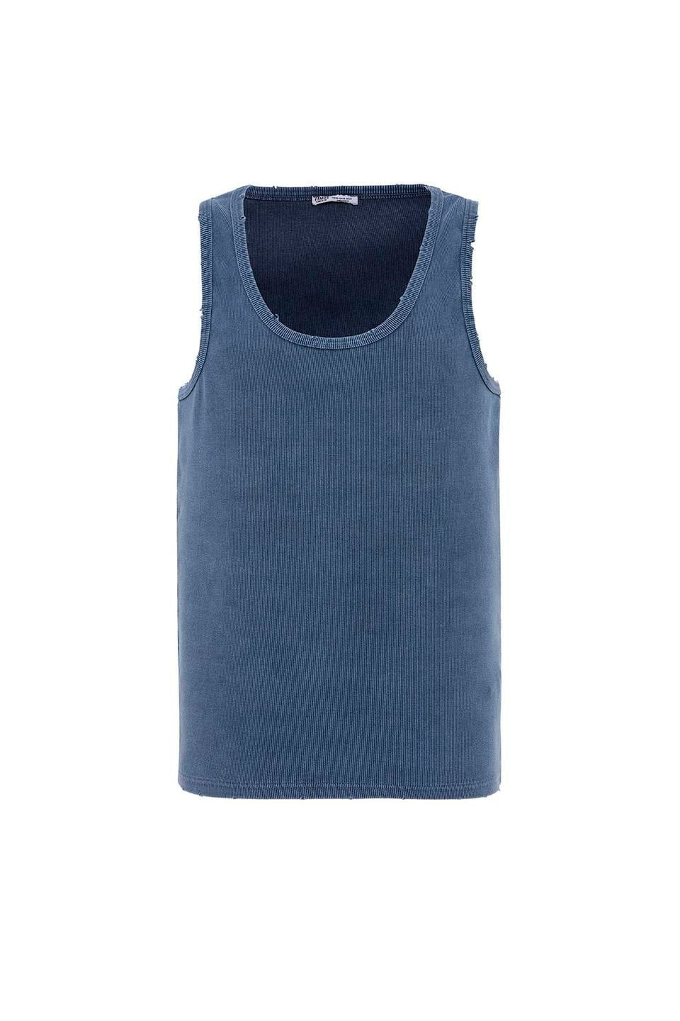 Yıkamalı Tank Top Kaşkorse Atlet