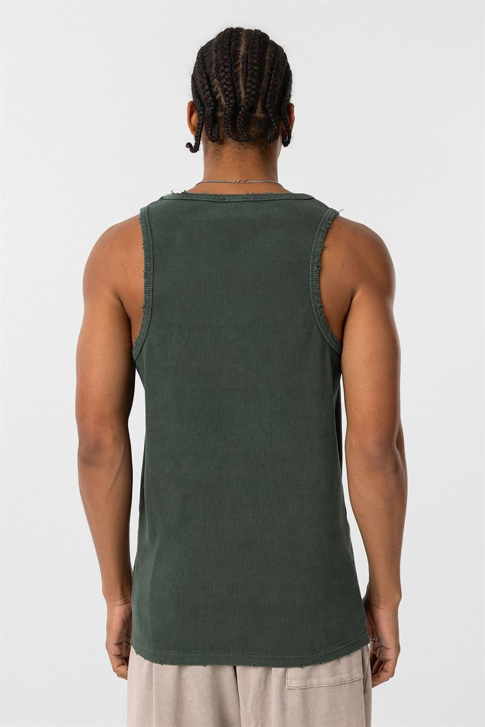 Yıkamalı Tank Top Kaşkorse Atlet