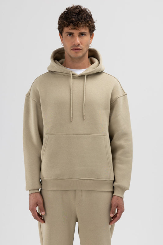 Basic Oversize Kapüşonlu Sweatshirt