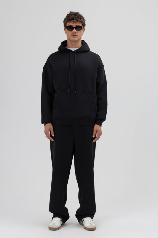 Basic Oversize Kapüşonlu Sweatshirt