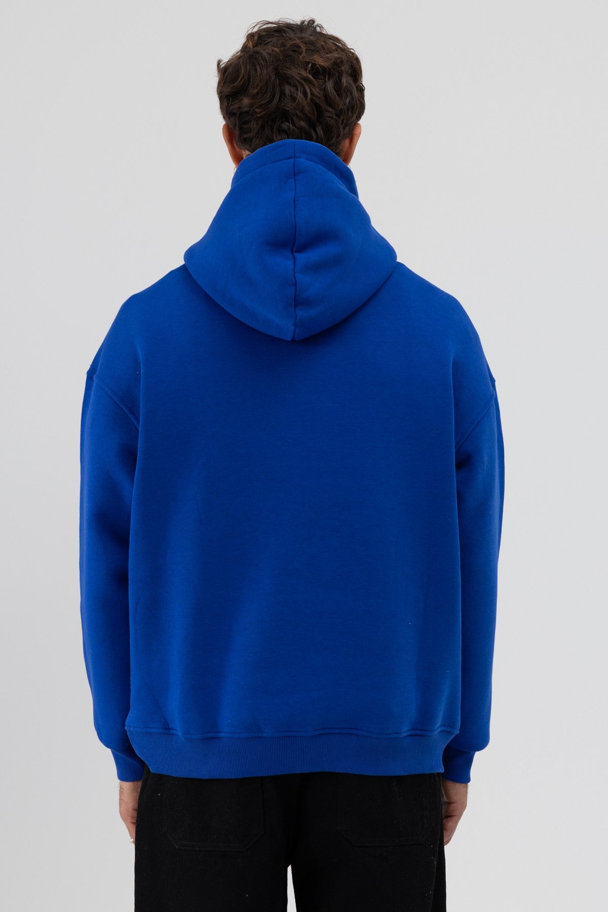 Basic Oversize Kapüşonlu Sweatshirt