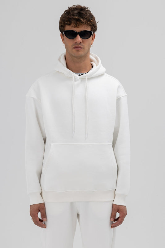 Basic Oversize Kapüşonlu Sweatshirt