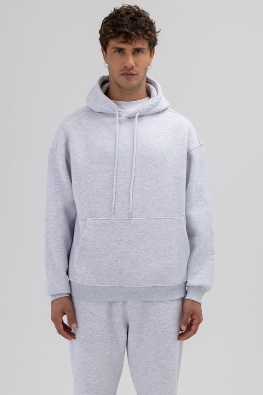 Basic Oversize Kapüşonlu Sweatshirt