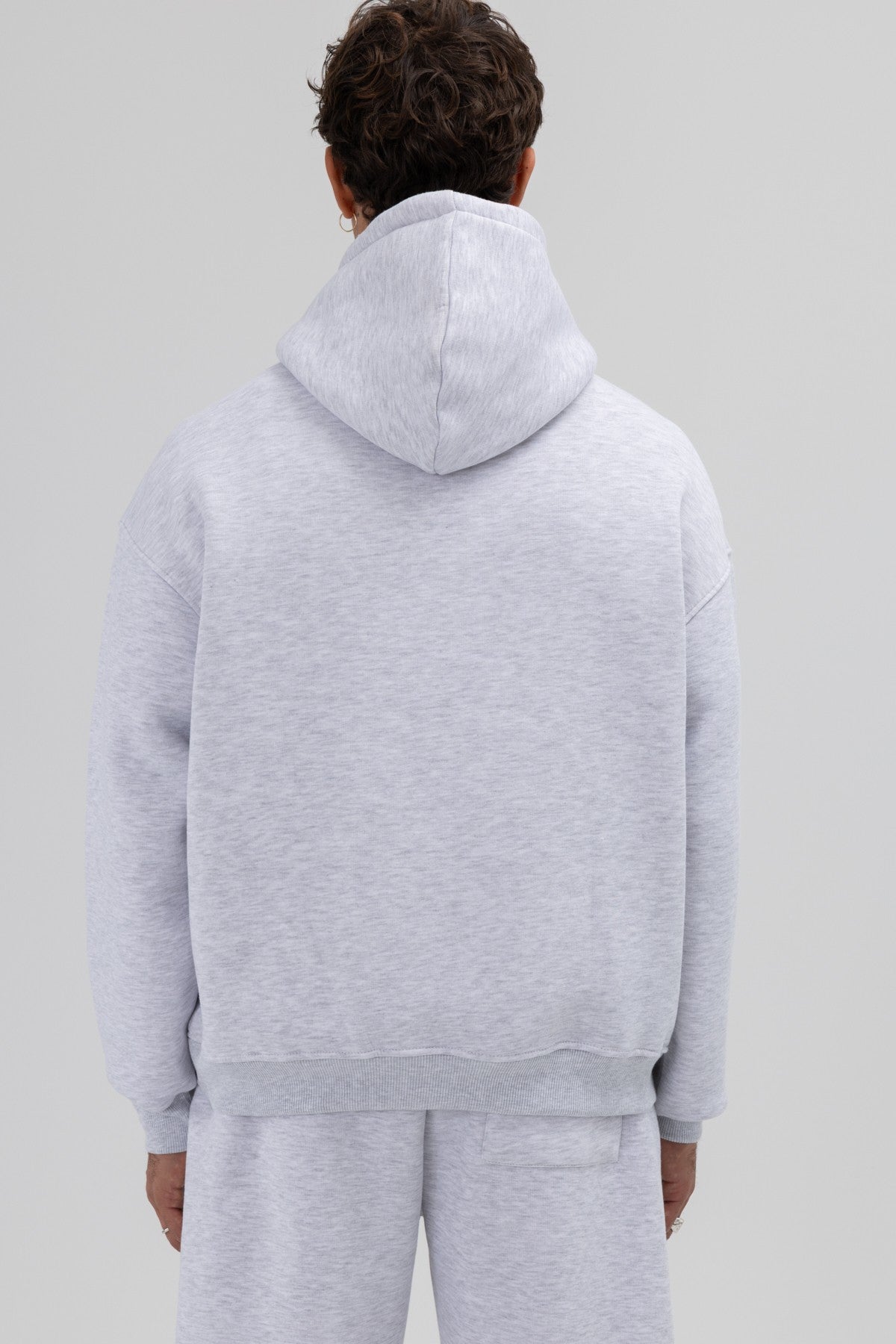 Basic Oversize Kapüşonlu Sweatshirt