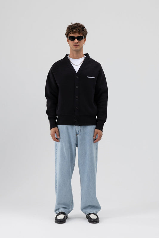 Oversize Düğmeli Sweatshirt