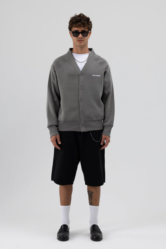 Oversize Düğmeli Sweatshirt