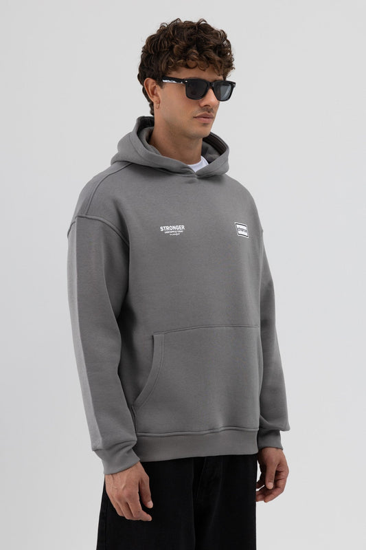 Oversize Arka Baskılı Sweatshirt
