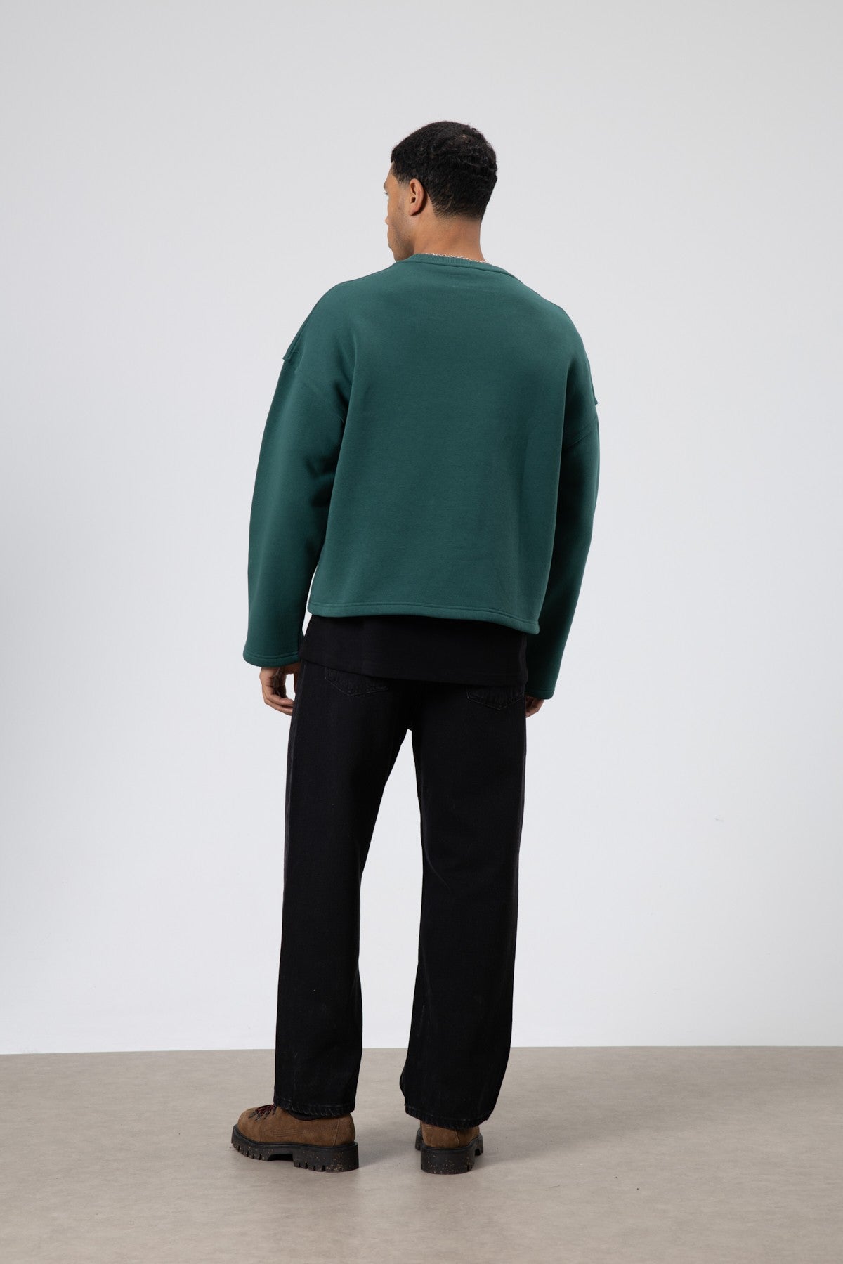 Boxy Fit Basic Sweatshirt
