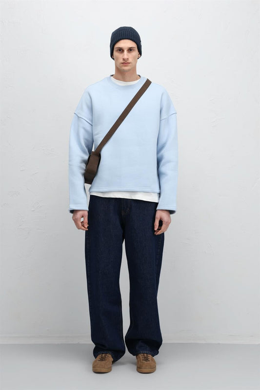 Boxy Fit Basic Sweatshirt
