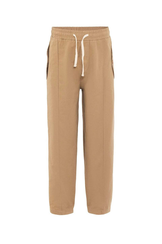 Bağcıklı Baggy Gabardin Pantolon