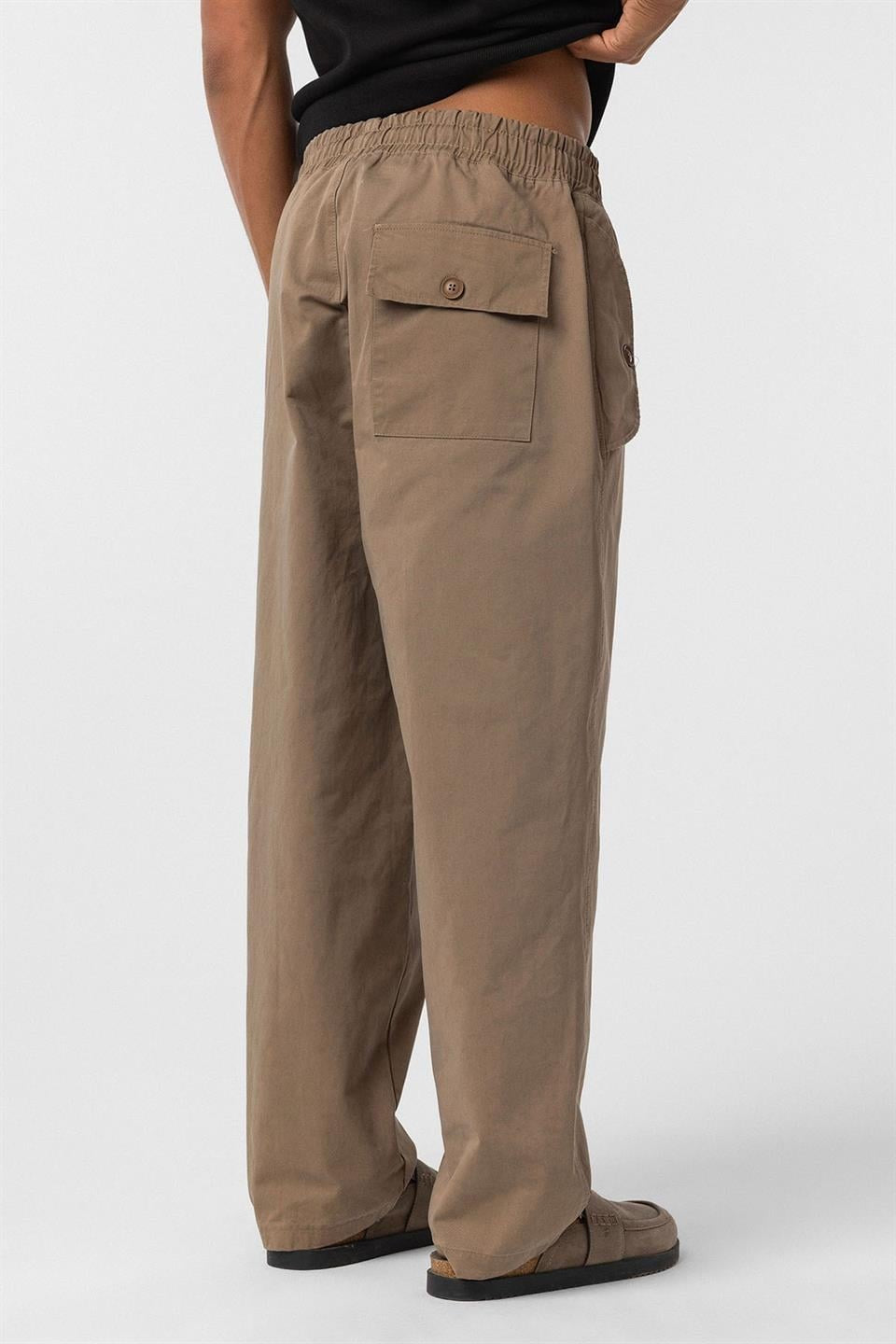 Bağcıklı Baggy Gabardin Pantolon
