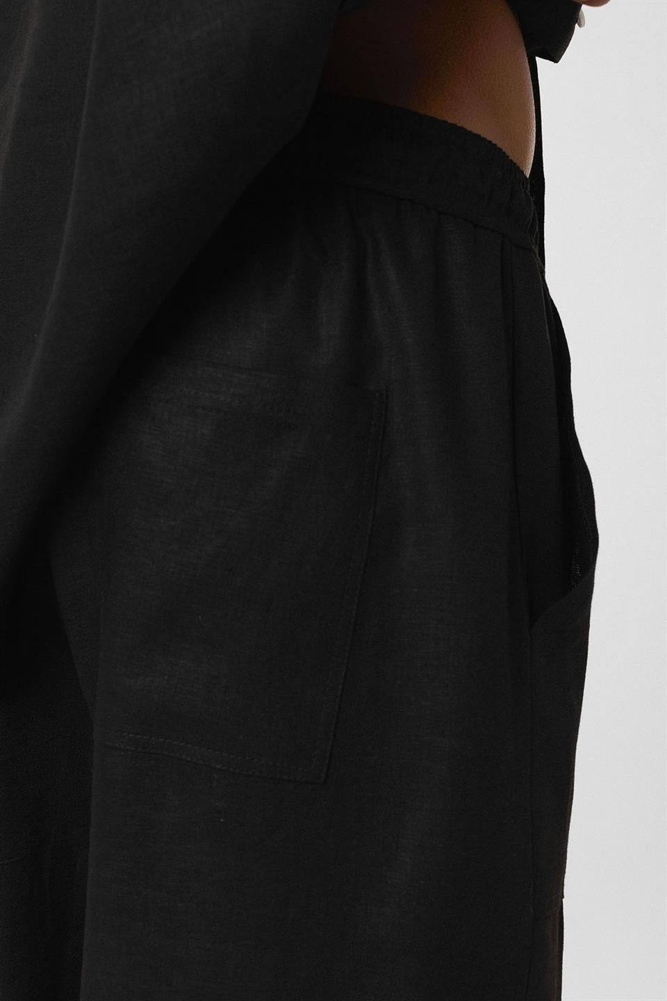 Baggy Keten Pantolon