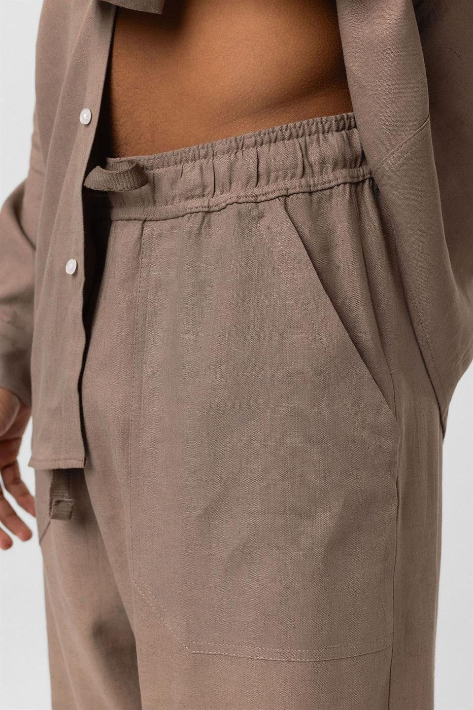Baggy Keten Pantolon