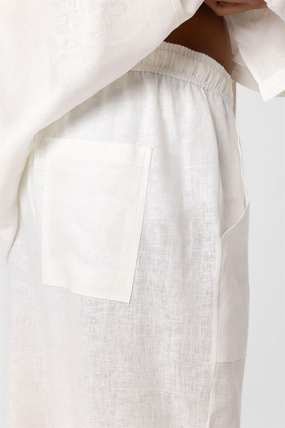 Baggy Keten Pantolon
