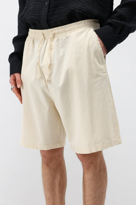 Oversize Keten Şort