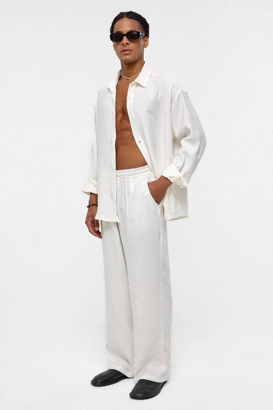 Baggy Fit Modal Kumaş Pantolon
