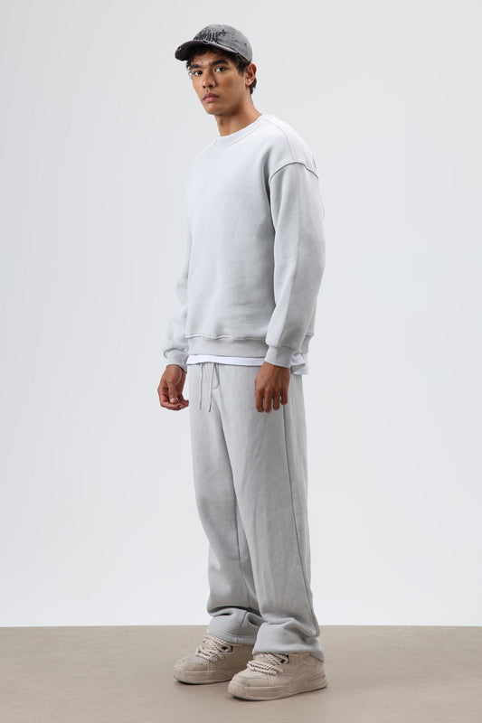 Yıkamalı Baggy Eşofman Alt