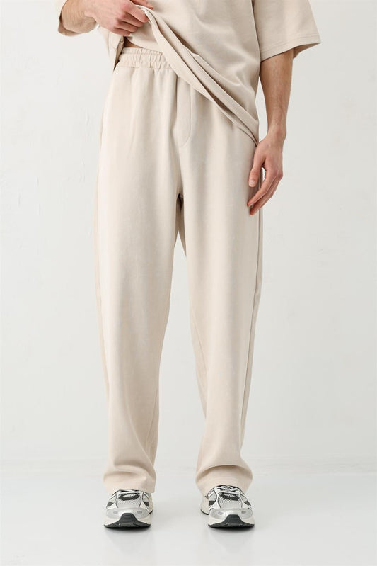 Baggy Fit Yıkamalı Eşofman Alt