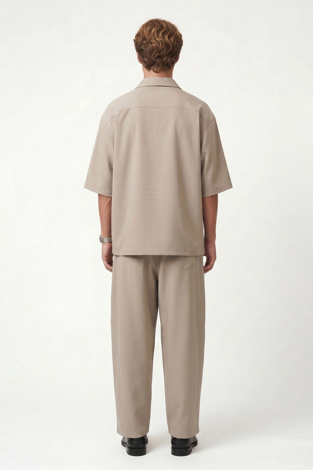 Süper Baggy Fit Esnek Kumaş Pantolon