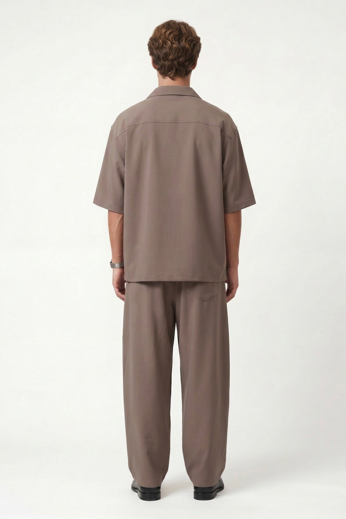 Süper Baggy Fit Esnek Kumaş Pantolon