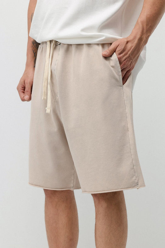 Oversize Yıkamalı Şort
