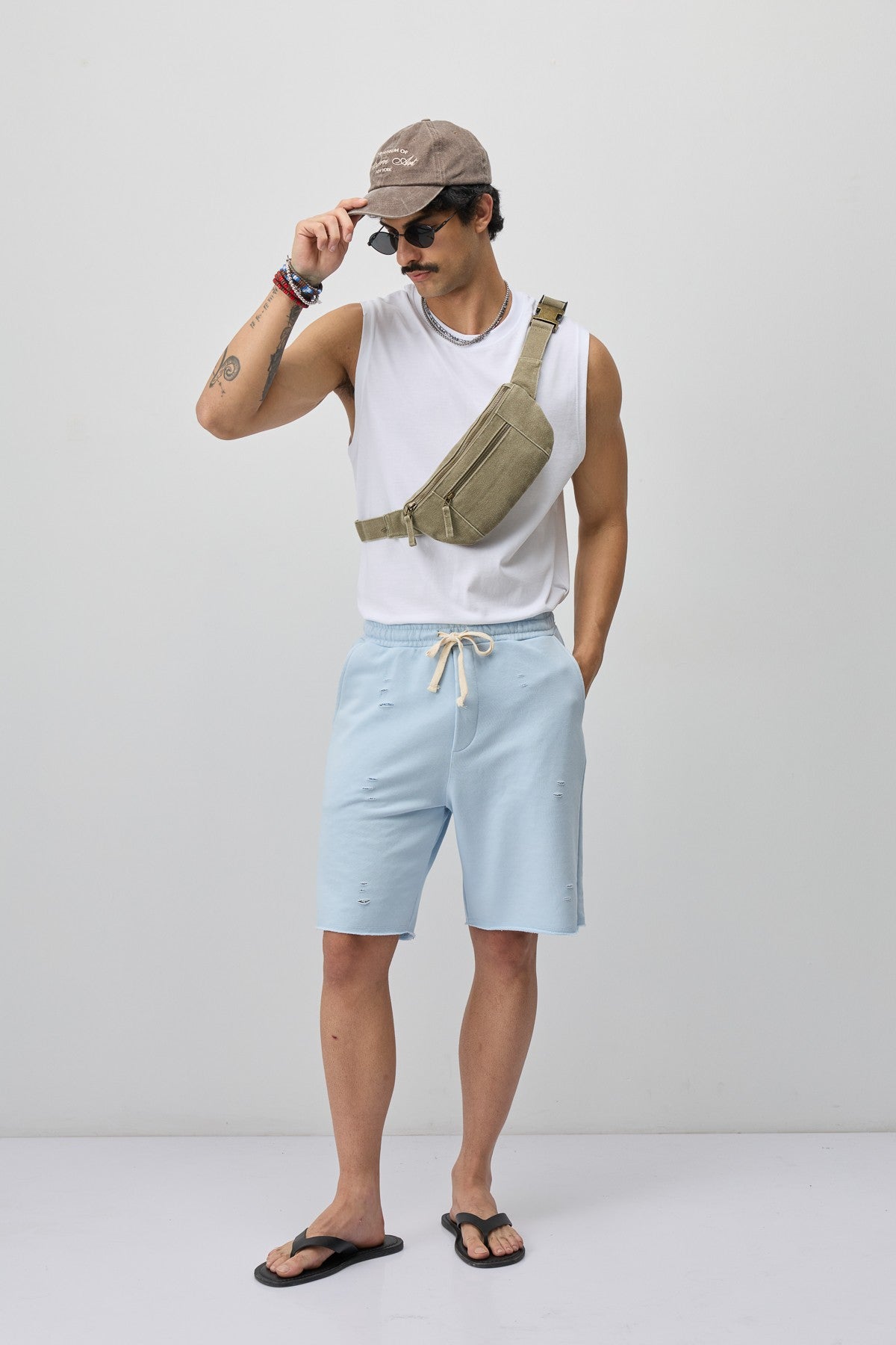 Bağcıklı Loose Fit Şort