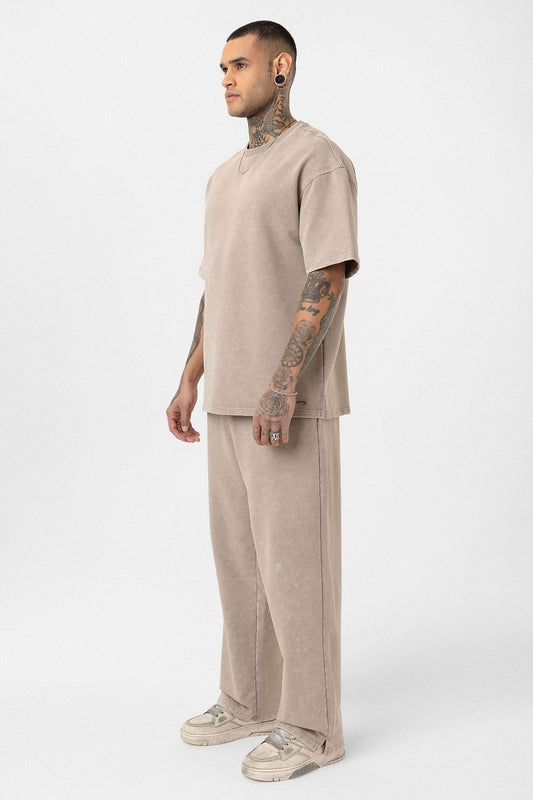 Yıkamalı Oversize Eşofman Takım
