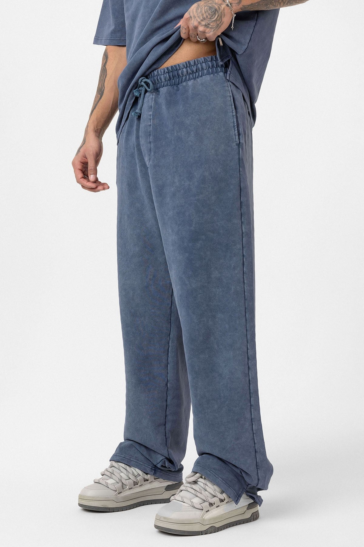 Yıkamalı Oversize Eşofman Takım