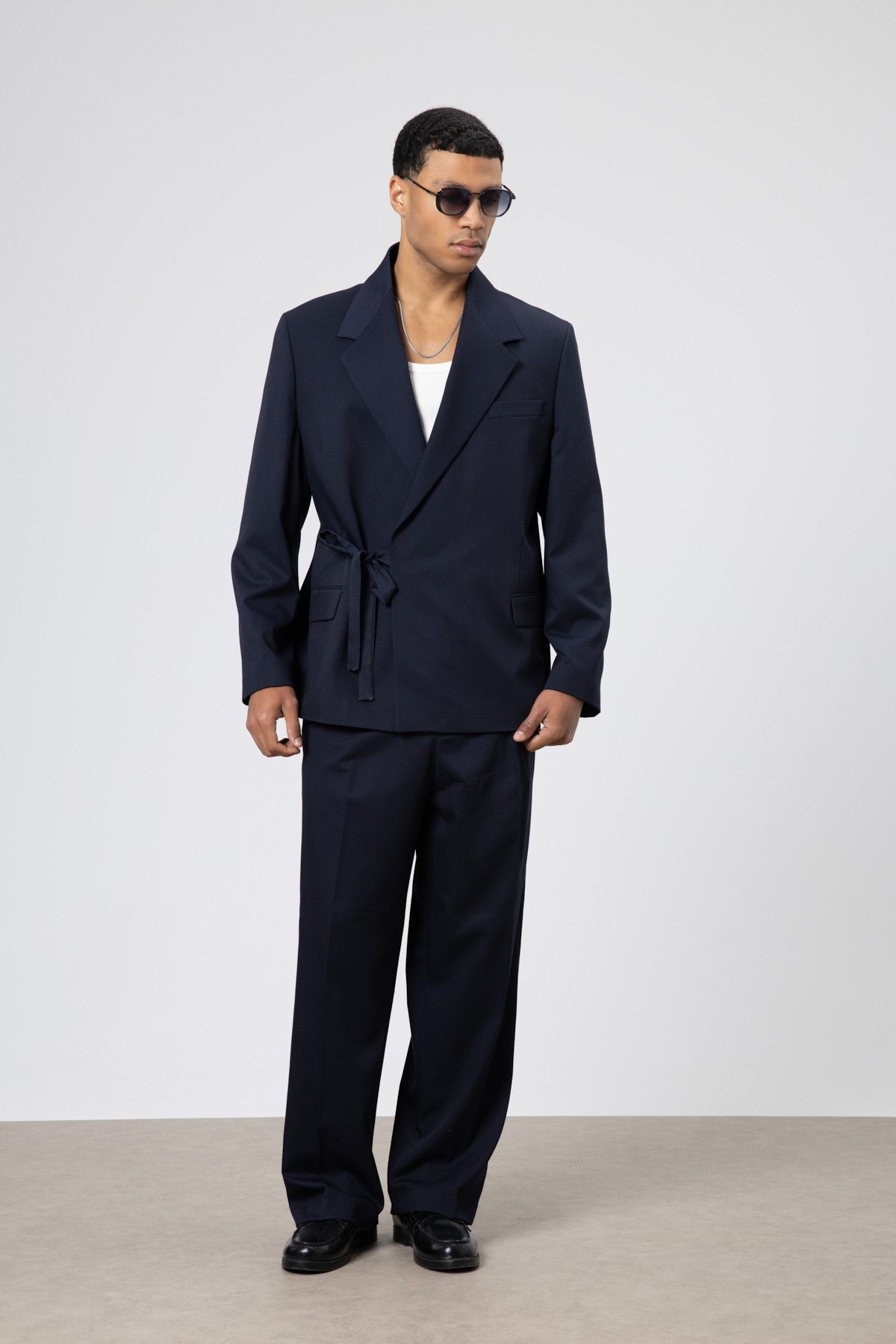 Oversize Kuşaklı Takım Elbise