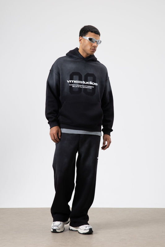 Oversize Baskılı Eşofman Takım