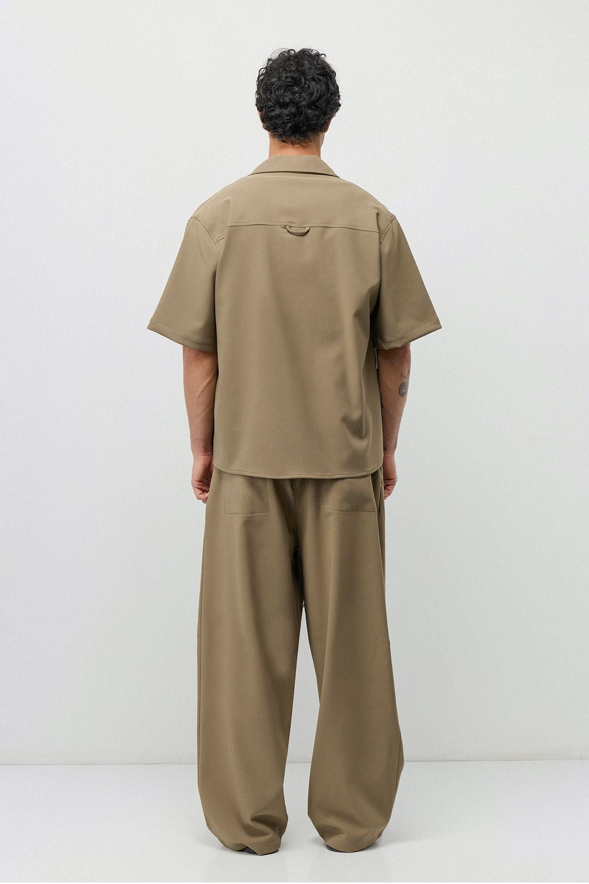 Relaxed Fit Oversize Gömlekli Pantolon Takım