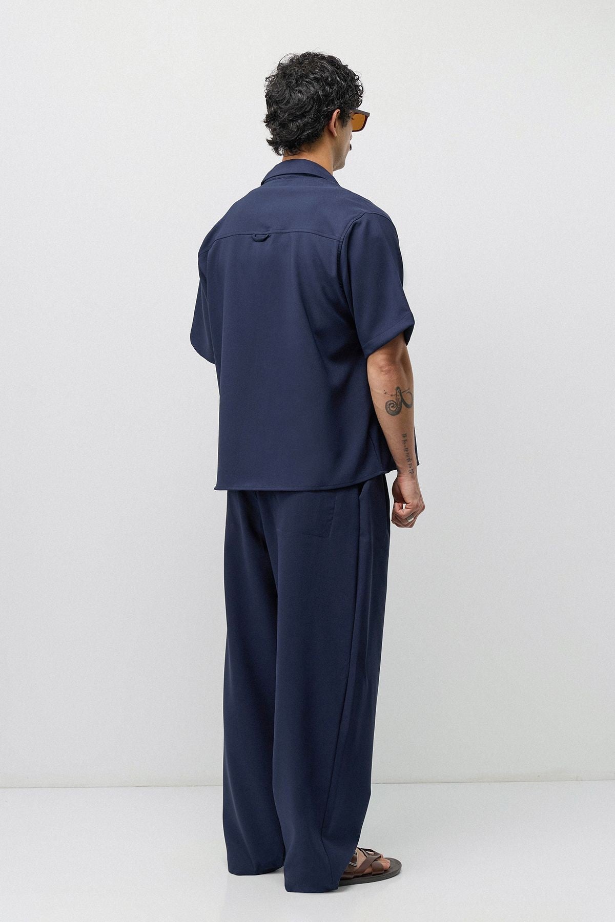 Relaxed Fit Oversize Gömlekli Pantolon Takım